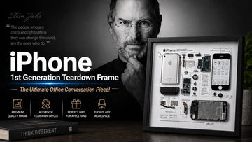 iPhone 1st Generation Teardown Frame – Original Apple Disassembly Wall Art, Premium Tech Decor