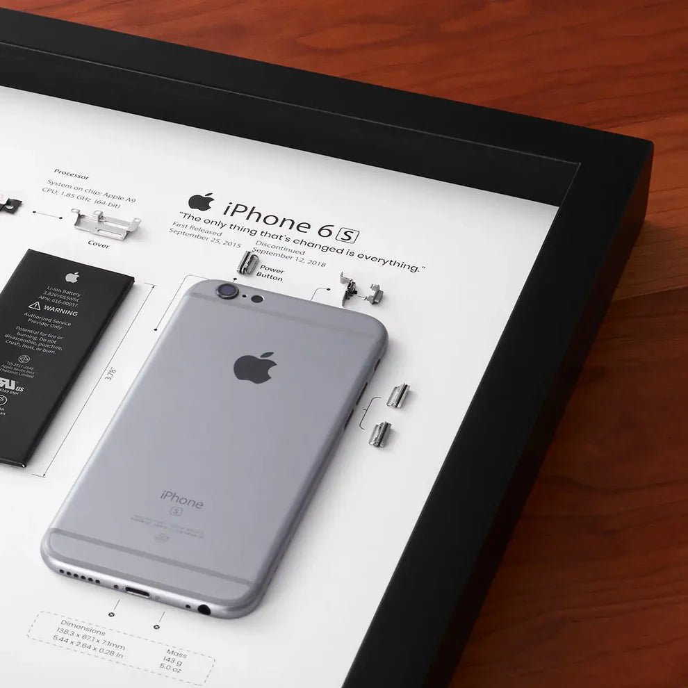 iPhone 6S Teardown Frame | Collectible Apple Tech Art