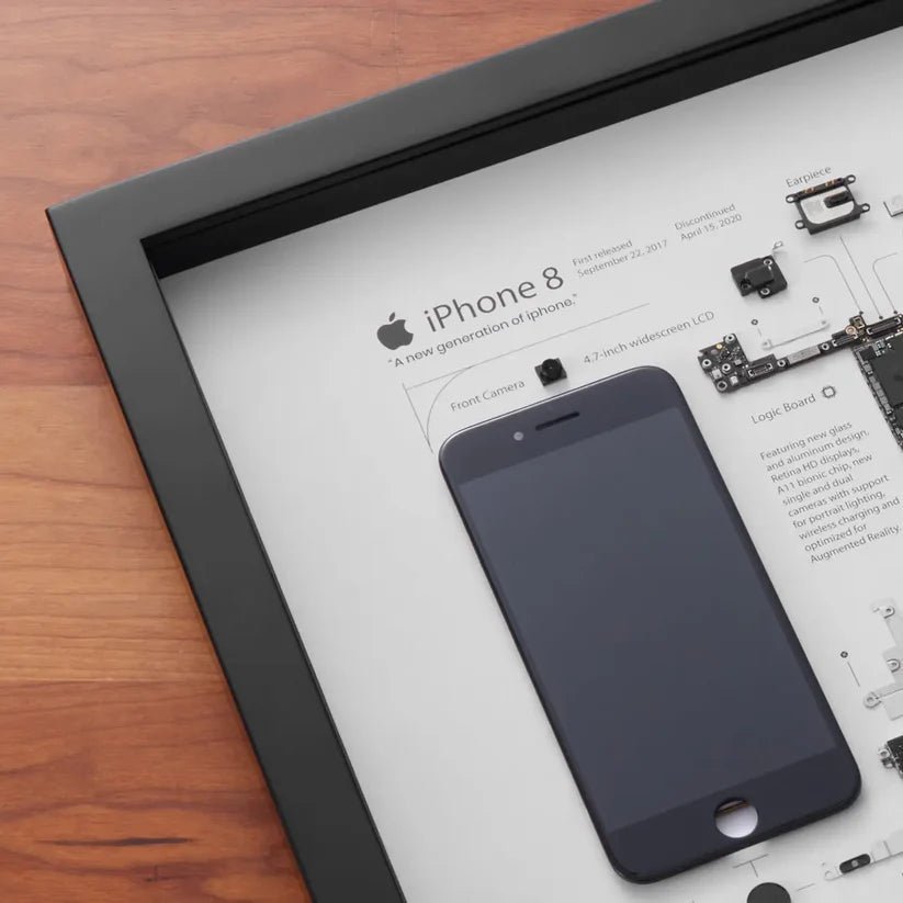 iPhone 8 Teardown Frame | Collectible Apple Tech Art