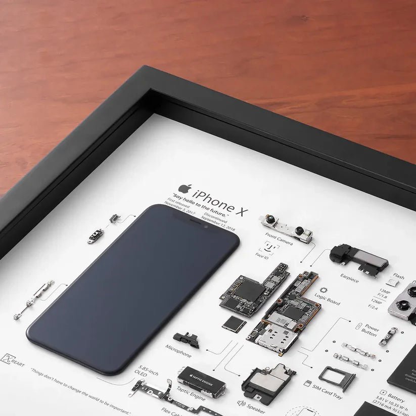 iPhone X Teardown Frame | Collectible Apple Tech Art
